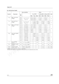 74AC157MTR數據表 頁面 4