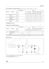 74AC157MTR數據表 頁面 5