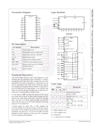 74AC299MTCX Datasheet Pagina 2