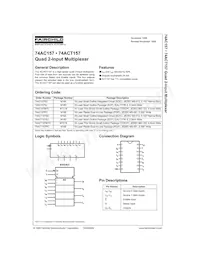 74ACT157SCX Datasheet Cover