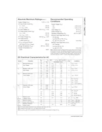 74ACT157SCX Datasheet Page 3