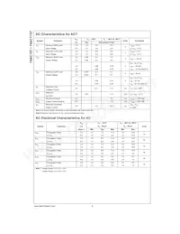 74ACT157SCX Datasheet Pagina 4