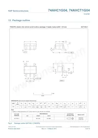 74AHC1G04GW Datasheet Pagina 9