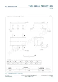 74AHC1G04GW Datasheet Page 10