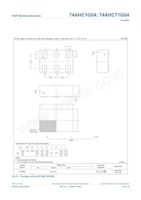 74AHC1G04GW Datasheet Page 11