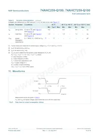 74AHCT259PW-Q100J Datasheet Page 10