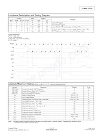 74AHCT594S16-13 Datasheet Page 3