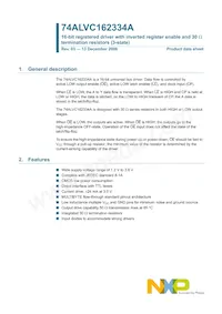 74ALVC162334ADGG:5 Datasheet Copertura