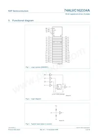 74ALVC162334ADGG:5 Datasheet Pagina 3