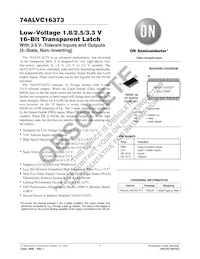 74ALVC16373DTR Datasheet Cover