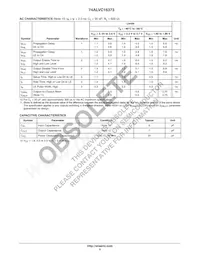 74ALVC16373DTR Datasheet Page 5