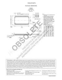 74ALVC16373DTR Datasheet Page 11