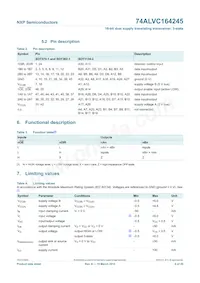 74ALVC164245DGG Datasheet Pagina 7