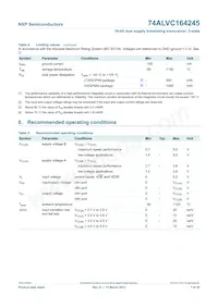 74ALVC164245DGG Datenblatt Seite 8