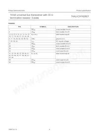 74ALVCH162601DGG:1 Datasheet Pagina 5