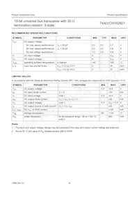 74ALVCH162601DGG:1 Datenblatt Seite 9