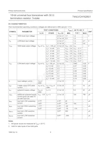 74ALVCH162601DGG:1 Datasheet Pagina 10