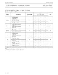 74ALVCH16500DGG:11 Datenblatt Seite 9