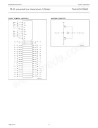 74ALVCH16600DGG:11數據表 頁面 6