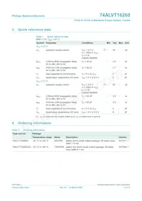 74ALVT16260DGG Datenblatt Seite 2