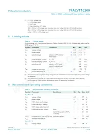 74ALVT16260DGG Datasheet Pagina 7