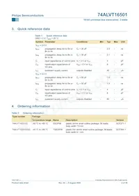 74ALVT16501DL Datenblatt Seite 3