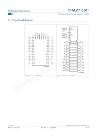 74ALVT16501DL Datasheet Pagina 4