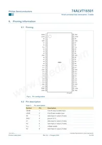 74ALVT16501DL Datasheet Pagina 6