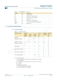 74ALVT16501DL Datasheet Pagina 8