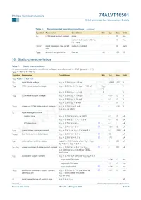 74ALVT16501DL Datasheet Pagina 10