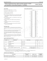 74AVC16834ADGV Datasheet Pagina 3