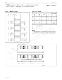 74AVC16834ADGV數據表 頁面 5