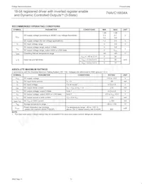 74AVC16834ADGV Datasheet Pagina 6