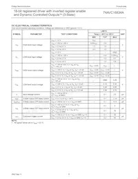 74AVC16834ADGV數據表 頁面 7