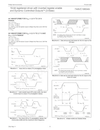 74AVC16834ADGV Datasheet Pagina 9