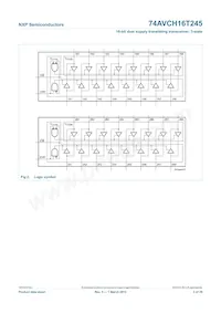 74AVCH16T245DGV:11 Datasheet Pagina 4