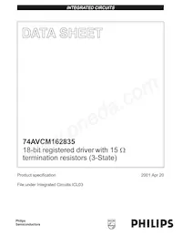 74AVCM162835DGG:11 Datenblatt Cover