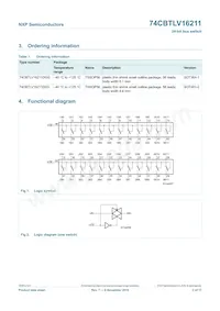 74CBTLV16211DGG;11 Datenblatt Seite 3