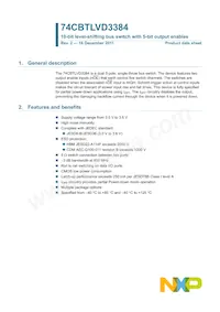 74CBTLVD3384DK Datasheet Pagina 2