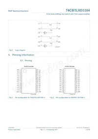 74CBTLVD3384DK Datasheet Pagina 4