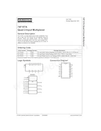 74F157ASCX Datasheet Copertura