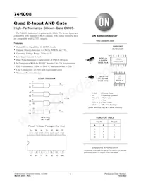 74HC08DTR2G Datasheet Copertura