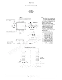 74HC08DTR2G Datasheet Pagina 6