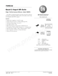 74HC32DTR2G Datasheet Copertura