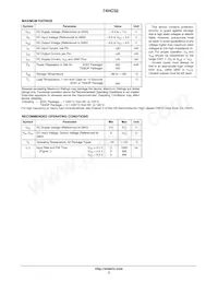 74HC32DTR2G Datasheet Pagina 3