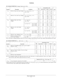 74HC32DTR2G Datasheet Pagina 4