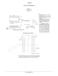 74HC32DTR2G Datasheet Pagina 6