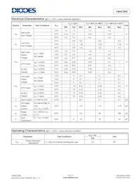 74HC595S16-13 Datasheet Page 5