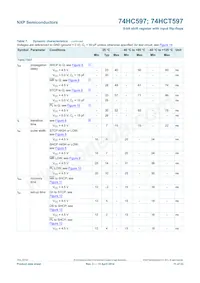 74HC597N Datasheet Pagina 11