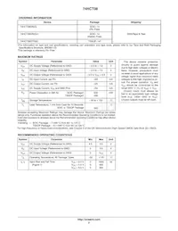 74HCT08DTR2G Datasheet Page 2